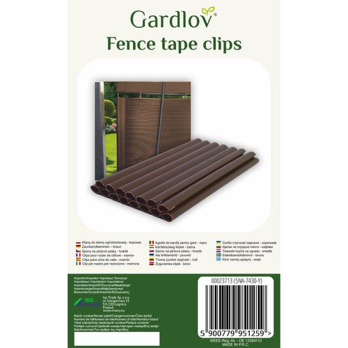 Gardų juostos spaustukai - rudi 23713 - gaukdaugiau.lt