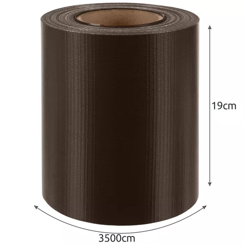 Tvorinė juosta 19cmx35m 450g/m2 ruda 23702 - gaukdaugiau.lt