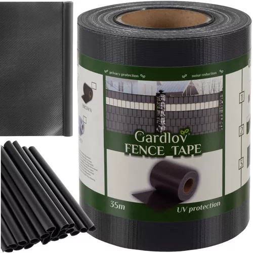 Tvorinė juosta 19cmx35m 450g/m2 antracitas 23696 - gaukdaugiau.lt