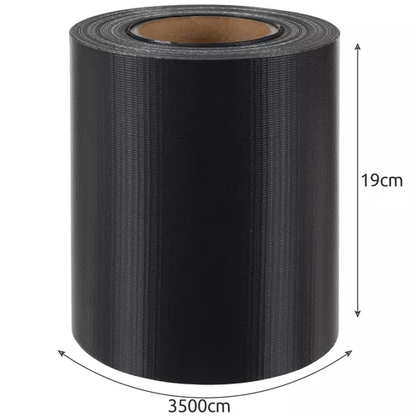 Tvorinė juosta 19cmx35m 450g/m2 antracitas 23696 - gaukdaugiau.lt