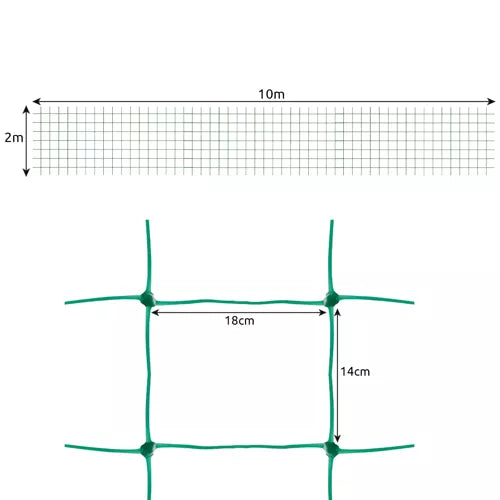 Tinklas - augalų atrama 2x10m Premium - gaukdaugiau.lt