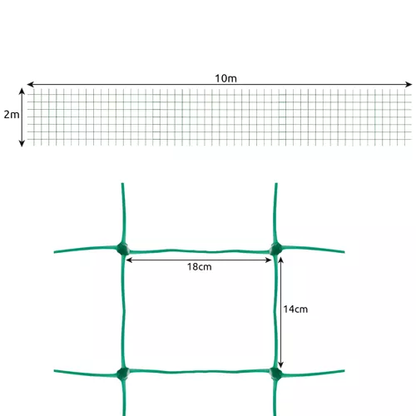 Tinklelis - augalų atrama 2x10m PremiumLine 23978 - gaukdaugiau.lt