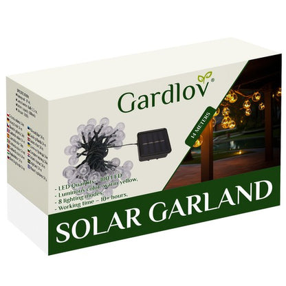 Saulės girlianda 12m IP65 PremiumLine 24010 - gaukdaugiau.lt