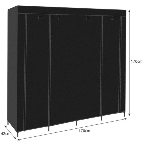 Medžiaginė sulankstoma spinta 170x170cm PremiumLine 23740 - gaukdaugiau.lt