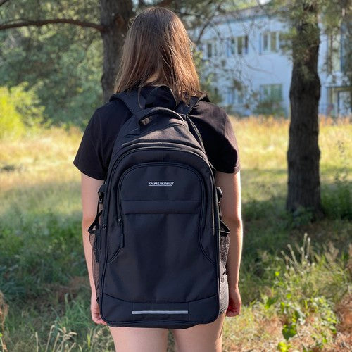 45L Kuprinė - Juoda Su Ergonomišku Dizainu - gaukdaugiau.lt