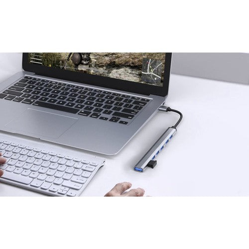 USB HUB – 1 prievadas 3.2 + 6 prievadai 2.0 - gaukdaugiau.lt