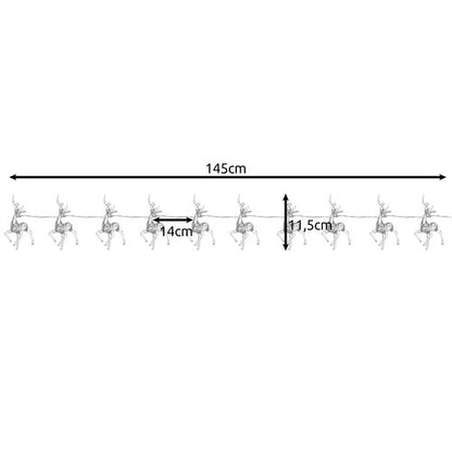 Kalėdinės lemputės - elniai PremiumLine 24955 - gaukdaugiau.lt