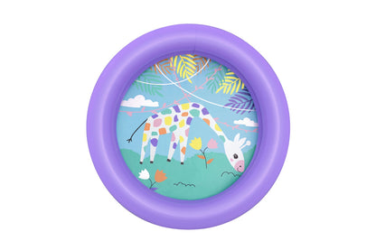 Pūstuvinis baseinas Violetinė Žirafa 61 cm x 15 cm PremiumLine 51061 - gaukdaugiau.lt