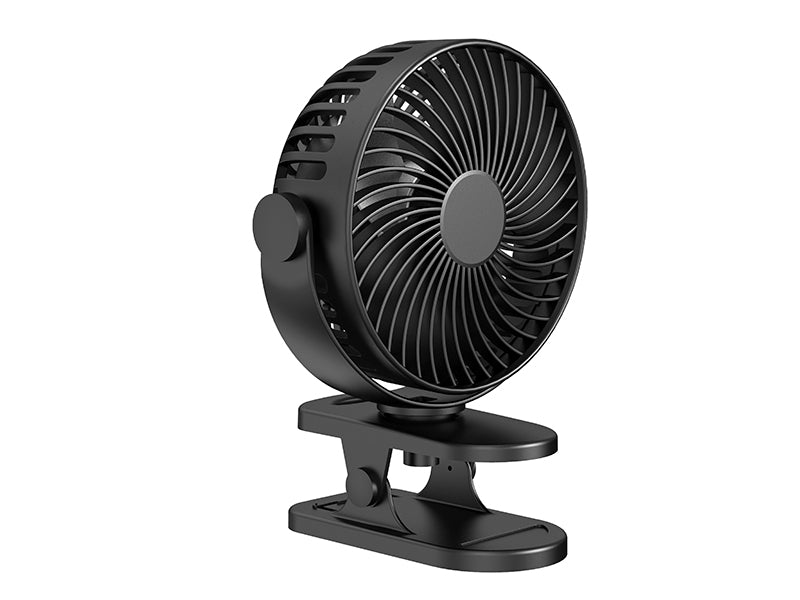 44-505# Stalo ventiliatorius su segtuku 15cm usb+akumuliatorius juodas - gaukdaugiau.lt