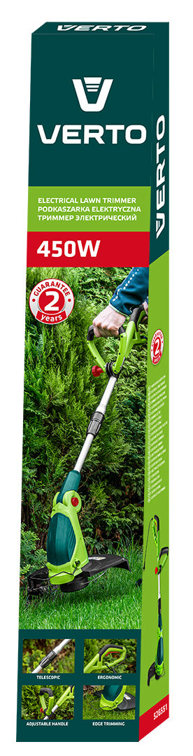 450W žoliapjovė, pjovimo plotis 290mm - gaukdaugiau.lt