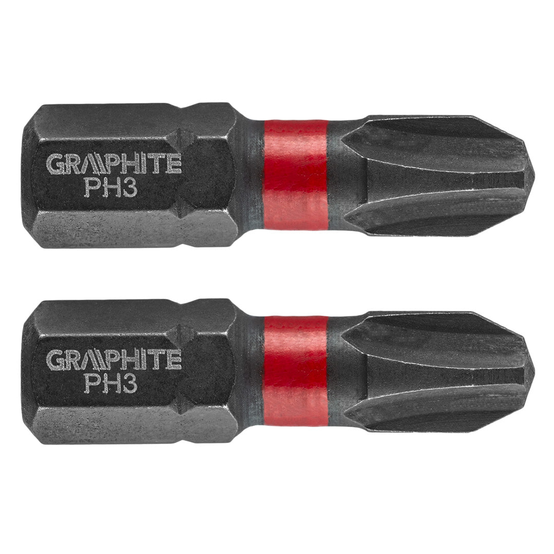 Smūginiai antgaliai PH3 x 25 mm, 2 vnt. - gaukdaugiau.lt