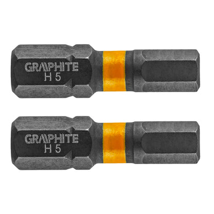 HEX5 x 25 mm smūginiai antgaliai, 2 vnt. - gaukdaugiau.lt