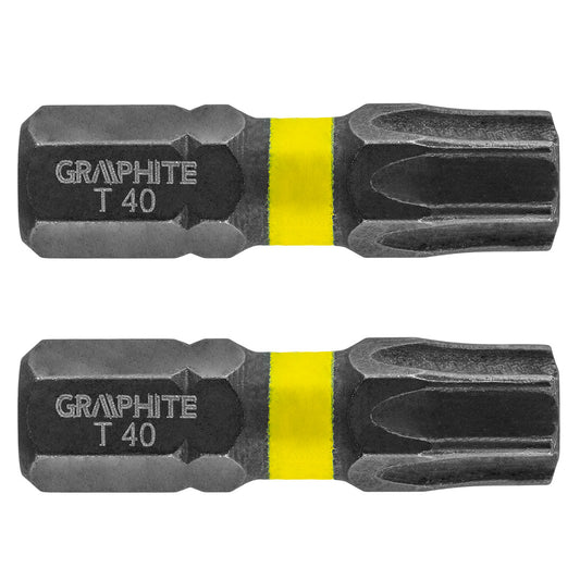 Smūginiai antgaliai TX40 x 25 mm, 2 vnt. - gaukdaugiau.lt