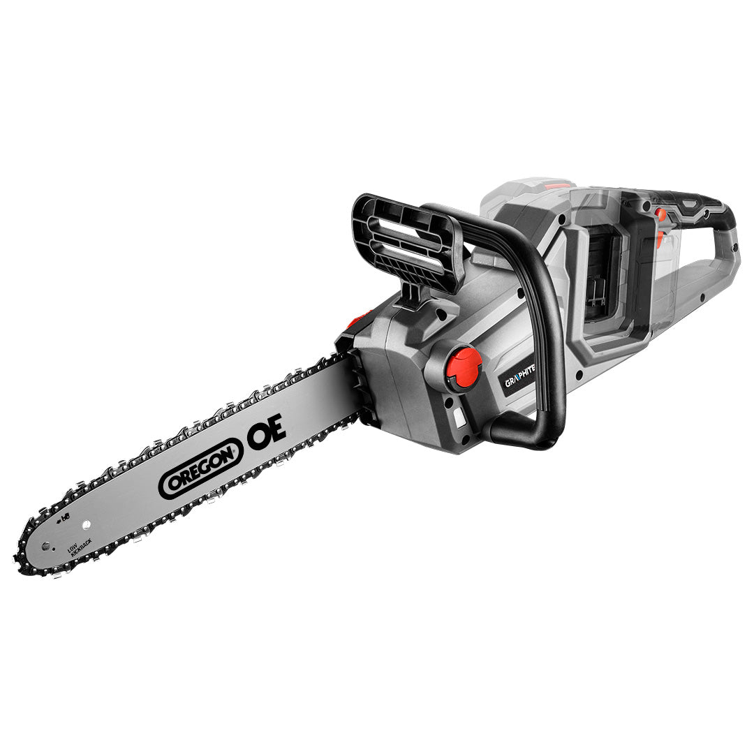 "Ak Energy+" 36V bešepetėlinis grandininis pjūklas, ličio jonų, 14" (350 mm) skersmuo, be akumuliatoriaus - gaukdaugiau.lt