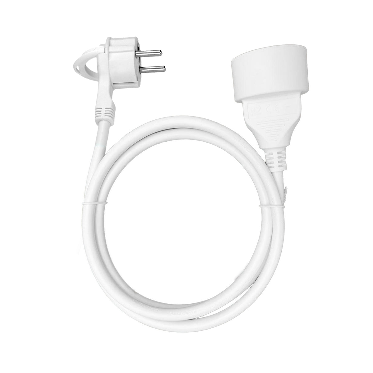 Namų pratęsiklis vienos lizdo, 1x2P+Z 1,5m, PVC laidas H05VV-F 3x1,5mm², 230V/16A - gaukdaugiau.lt