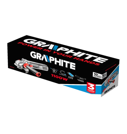 Kampinis šlifuoklis 1100 W, diskas 125 x 22,2 mm, greitis 11000 aps/min? - gaukdaugiau.lt