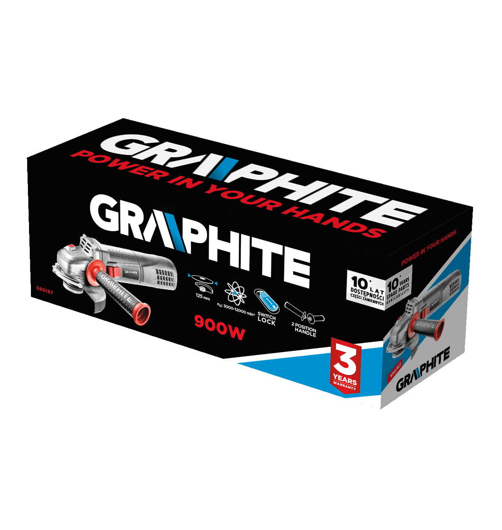 Kampinis šlifuoklis 900 W, diskas 125 x 22,2 mm, greitis 3000-12000 aps/min? - gaukdaugiau.lt