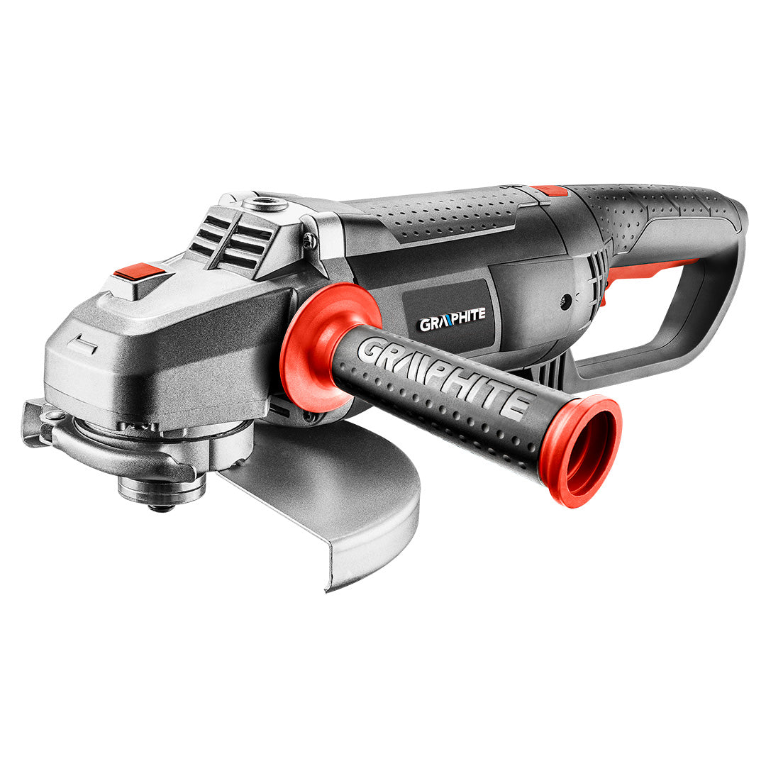 Kampinis šlifuoklis 2600 W, diskas 230 x 22,2 mm, greitis 6500 aps/min? - gaukdaugiau.lt