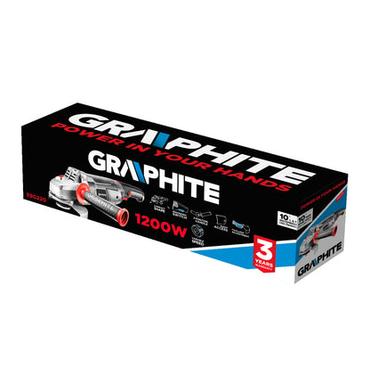 Kampinis šlifuoklis 1200 W, 125 x 22,2 mm disko greitis 3000-11000 aps/min? - gaukdaugiau.lt