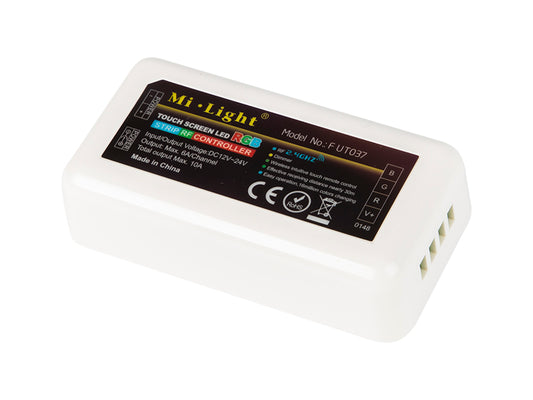 70-802# RGB LED valdymo imtuvas RF 144W 4-zoninis затемintuvas, jutiklinis pultelis - gaukdaugiau.lt
