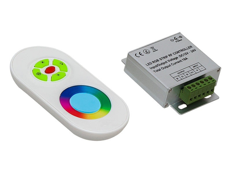 70-817# RGB LED juostelių valdiklis su pulteliu - gaukdaugiau.lt