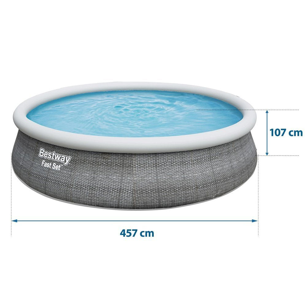Sodo baseinas išsitempiantis 457 x 107 cm PremiumLine 57372 - gaukdaugiau.lt