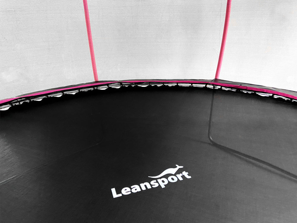 Trampolinas PremiumLine Max 12ft Juoda-Rožinė - gaukdaugiau.lt
