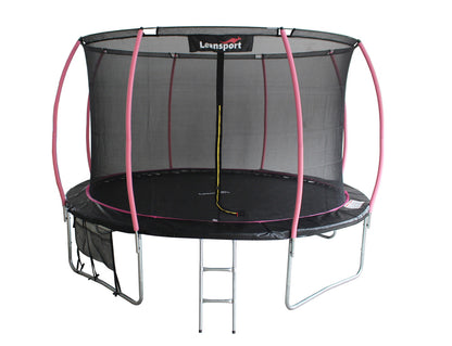 Trampolinas PremiumLine Max 14ft Juoda-Raudona - gaukdaugiau.lt