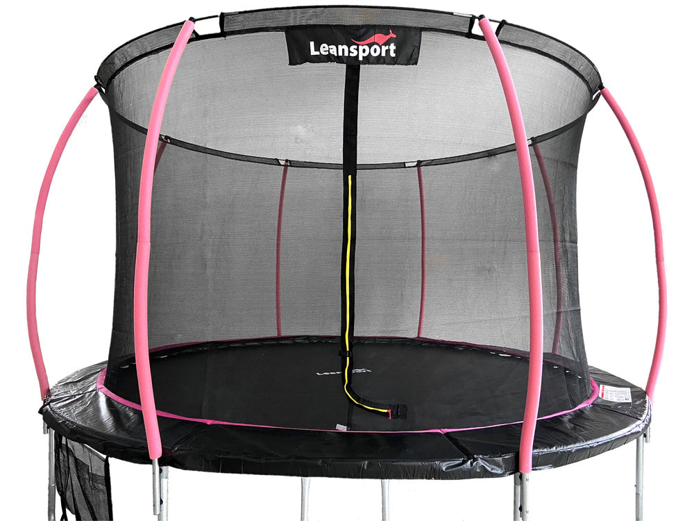 Trampolinas PremiumLine Max 14ft Juoda-Raudona - gaukdaugiau.lt