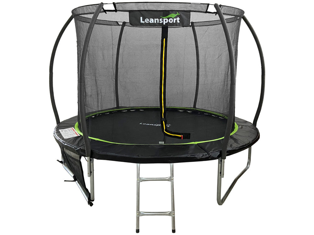 Trampolinas PremiumLine Max 10ft Juoda-Žalia - gaukdaugiau.lt