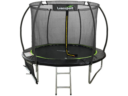 Trampolinas PremiumLine Max 10ft Juoda-Žalia - gaukdaugiau.lt