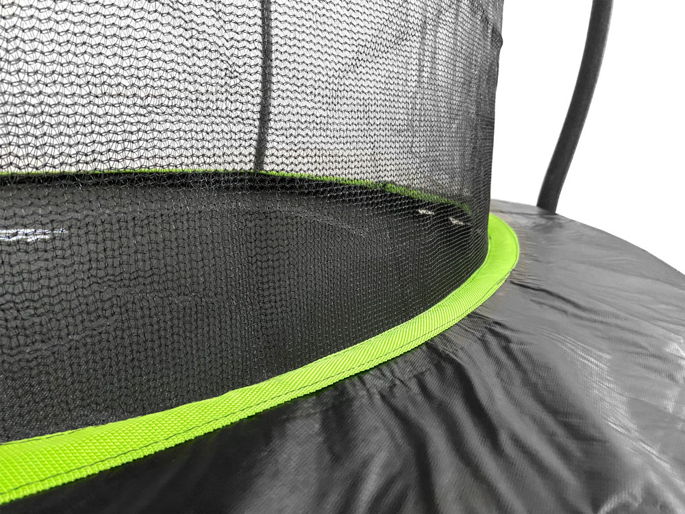 Trampolinas PremiumLine Max 12ft Juoda-Žalia - gaukdaugiau.lt