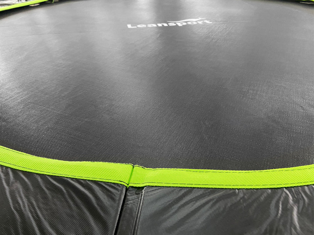Trampolinas PremiumLine Max 14ft Juoda-Žalia - gaukdaugiau.lt