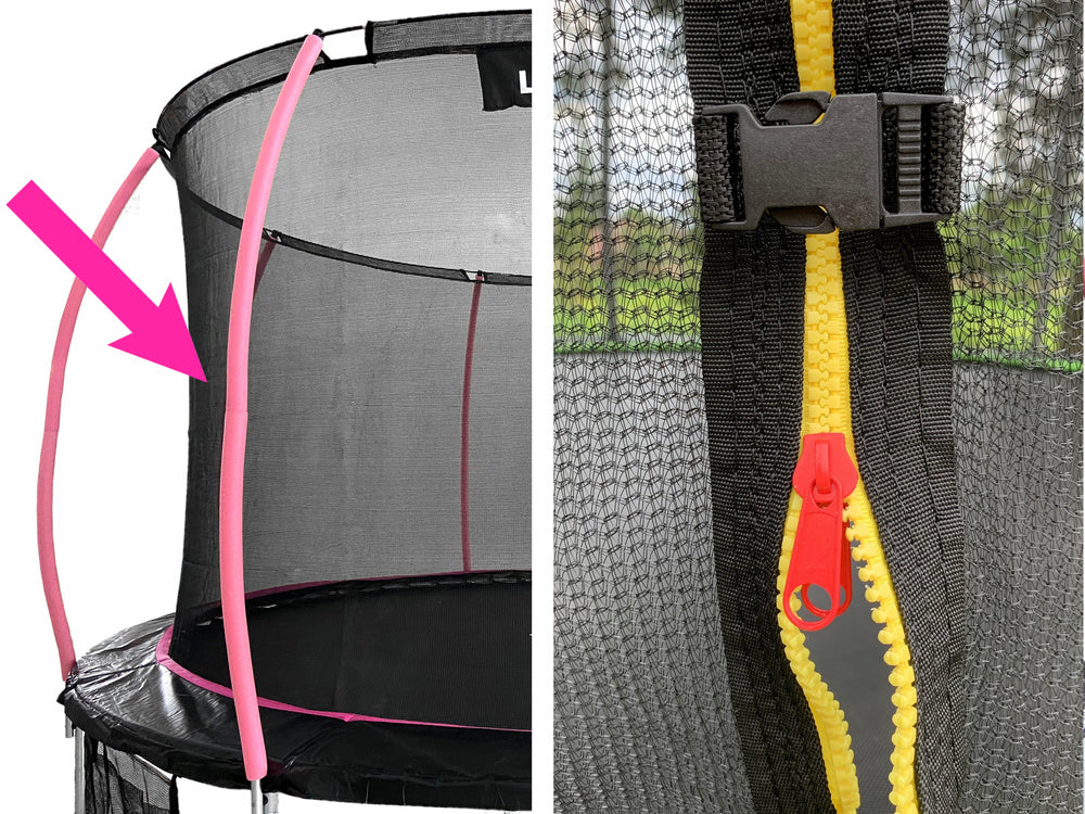 Vidinė Sport Max 16 pėdų trampolino grotelė rožinė - gaukdaugiau.lt