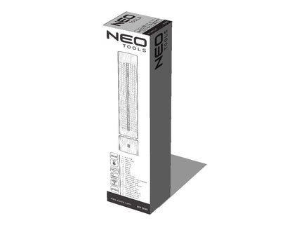 2000W šildytuvas, IP55, auksinės halogeninės lempos šildymo elementas, pultelis, 2 galios reguliavimo lygiai - gaukdaugiau.lt