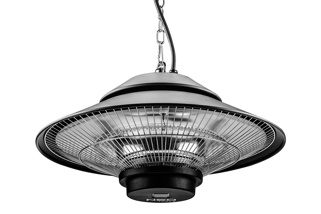 1500 W spinduliuotuvas, lubinis, IP44, pultelis - gaukdaugiau.lt