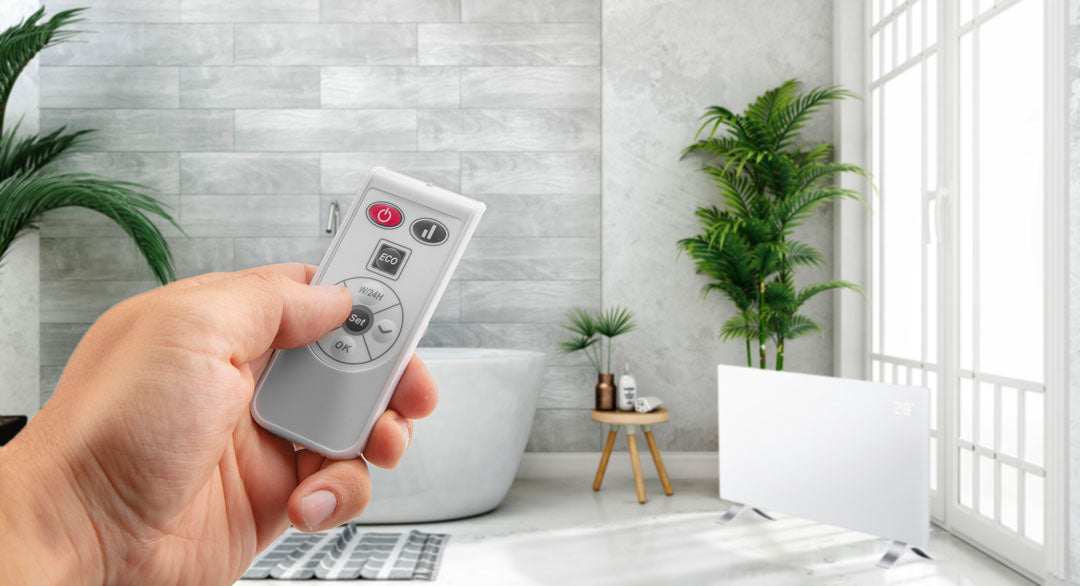 Elektrinis konvektorinis šildytuvas 1000W, IP24 - gaukdaugiau.lt