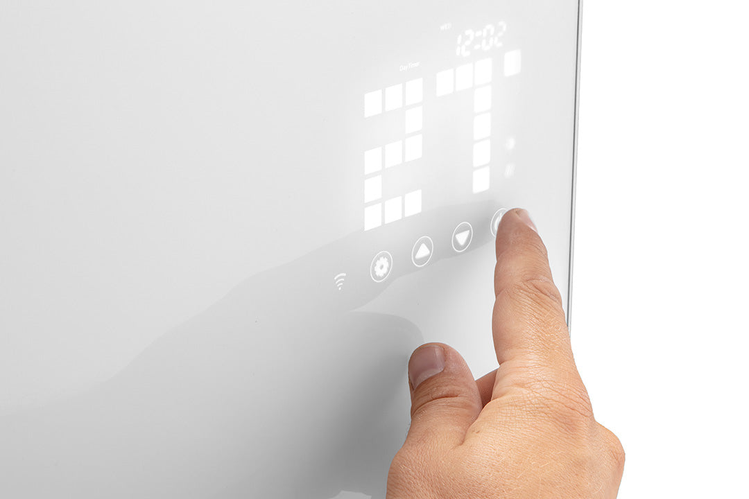 Elektrinis konvektorinis šildytuvas 2000W, IP24, WIFI - gaukdaugiau.lt