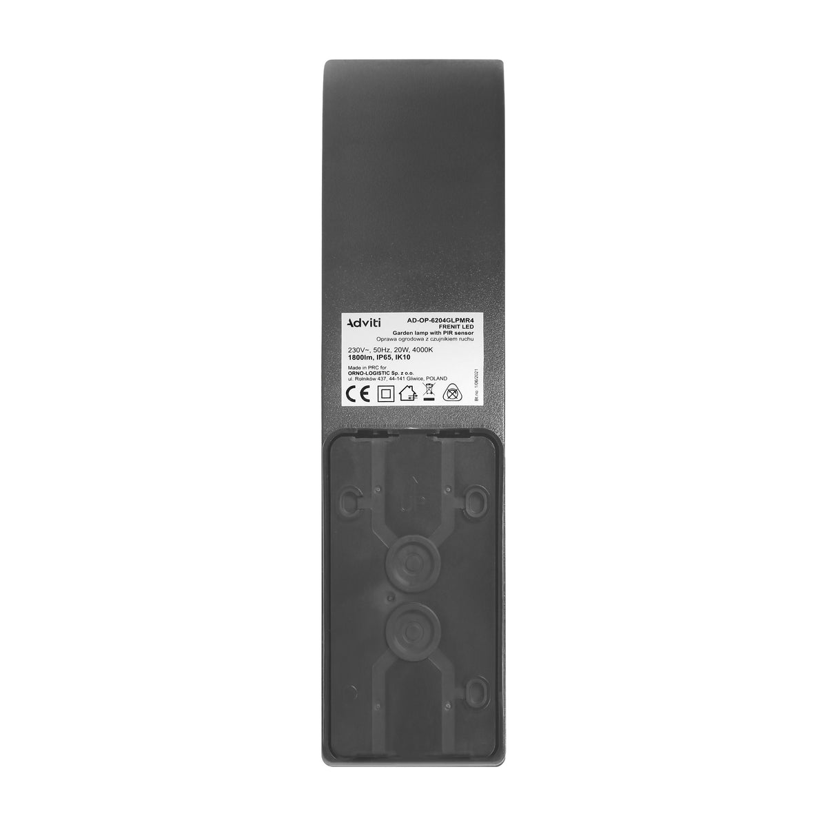 FRENIT LED 20W, sodo apšvietimas su judesio jutikliu, 1800lm, IP65, 4000K, pritemdymo funkcija, pilka - gaukdaugiau.lt