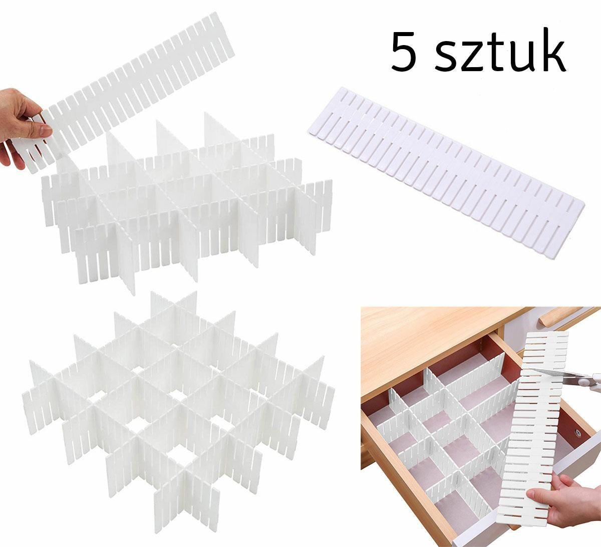 Modifikuotas Stalčiaus 5 Vnt. Organizatorius Patogiam Tvarkymui - gaukdaugiau.lt