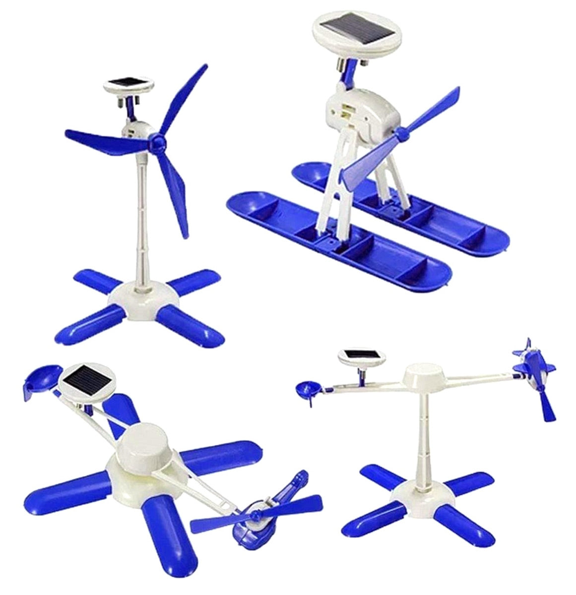 Mokomasis Saulės Energijos Rinkinys 6in1 Blue Žaislams - gaukdaugiau.lt