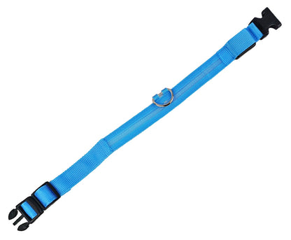 LED Apšvietimo Apykaklė 32-37cm Mėlyna – Švytintis Antkaklis - gaukdaugiau.lt