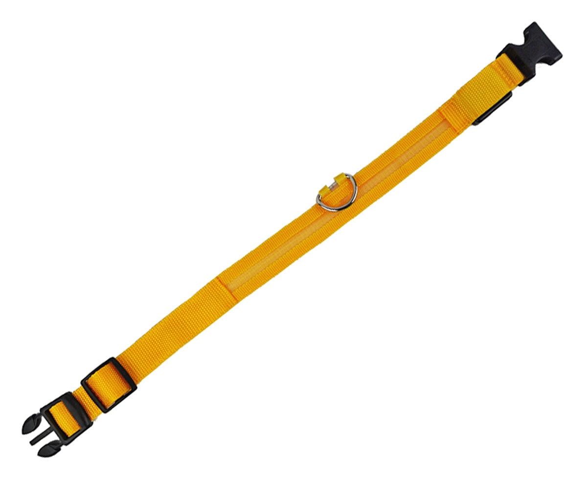 LED Apšvietimo Apykaklė 34-42cm Yello – Saugus Vaikščiojimas - gaukdaugiau.lt