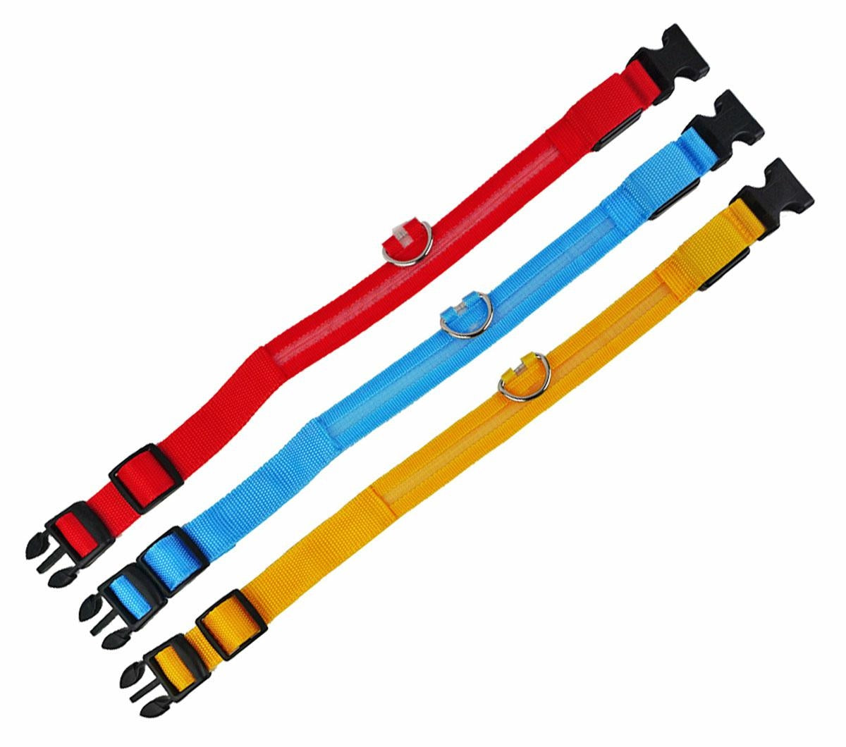 LED Apšvietimo Apykaklė 34-42cm Yello – Saugus Vaikščiojimas - gaukdaugiau.lt
