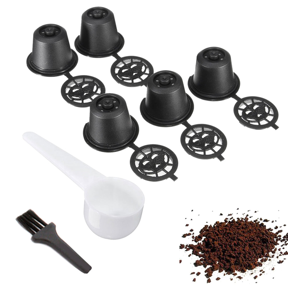 Daugkartinio Naudojimo Kapsulės – 5 vnt. Rinkinys Nespresso - gaukdaugiau.lt