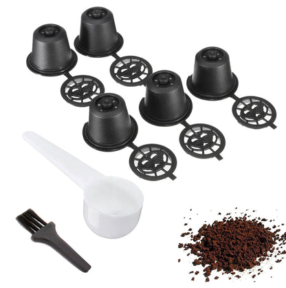 Daugkartinio Naudojimo Kapsulės – 5 vnt. Rinkinys Nespresso - gaukdaugiau.lt