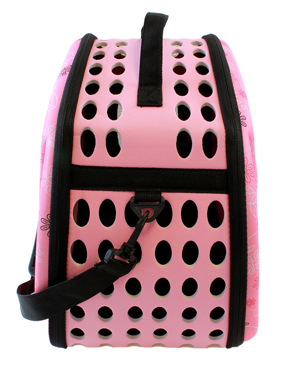 KAČIŲ ŠUNŲ TRANSPORTERIS PINK L - gaukdaugiau.lt