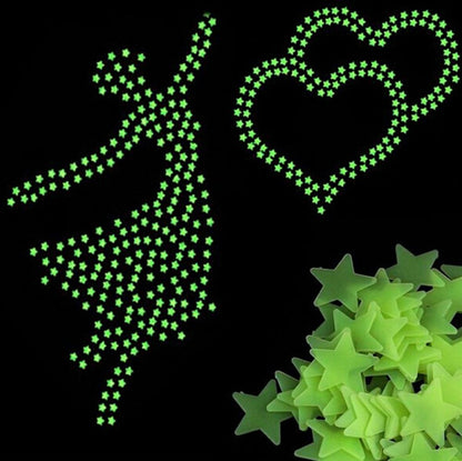 ŽVAIGŽDĖS FLUORESCENC 100 PCS MIX - gaukdaugiau.lt