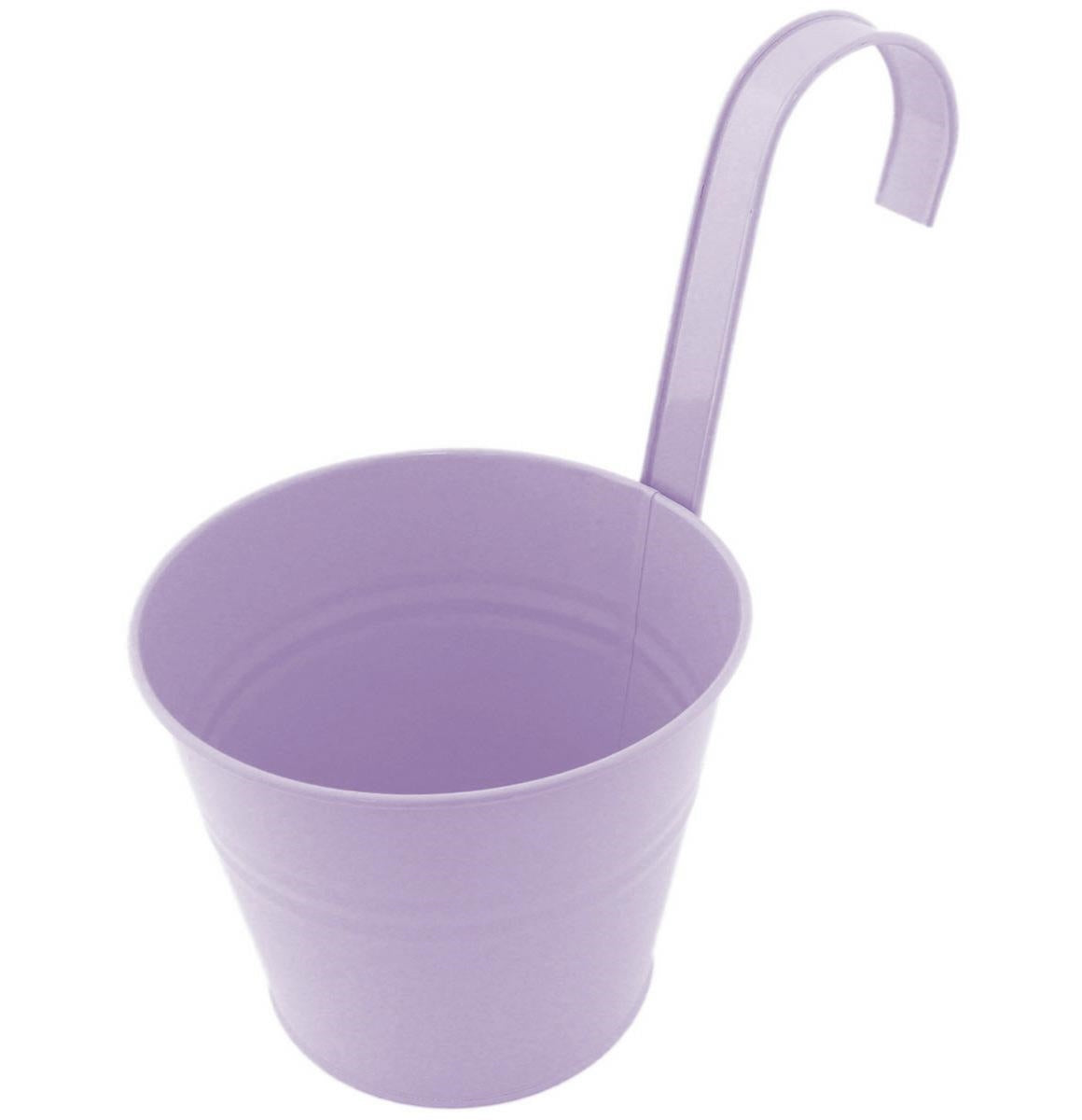 Balkono Puodas Violetinis su Pakabinama Rankena 17,5 cm - gaukdaugiau.lt