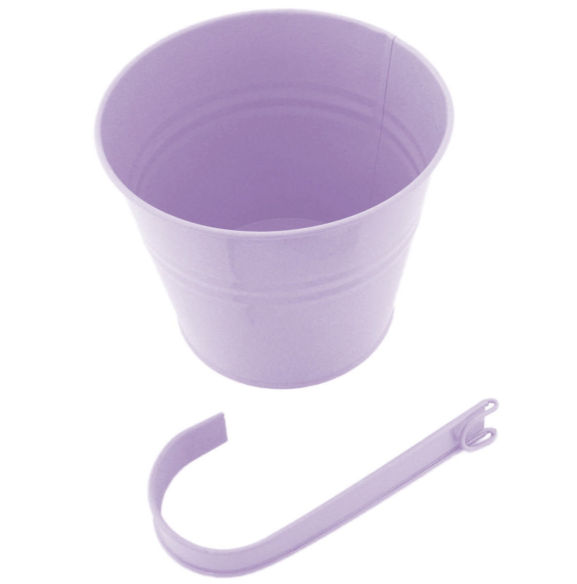 Balkono Puodas Violetinis su Pakabinama Rankena 17,5 cm - gaukdaugiau.lt